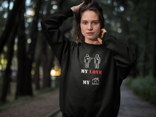 My Love My Home Women's Heavy Blend™ Crewneck Sweatshirt