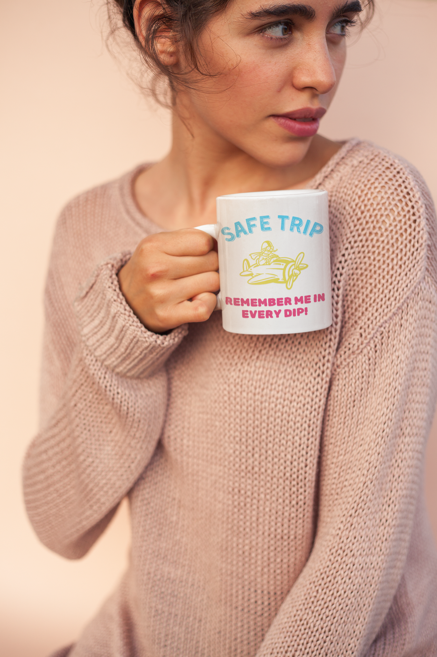 Safe Trip White Mug, (11oz)