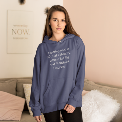 Meeting on the 30th of February Unisex Heavy Blend™ Hooded Sweatshirt