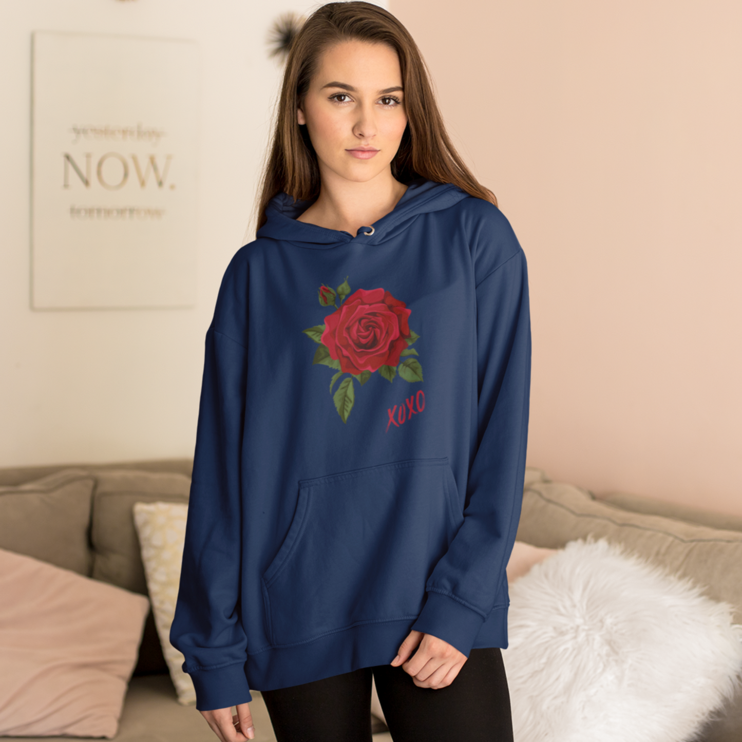 Rose XOXO Women's Heavy Blend™ Hooded Sweatshirt