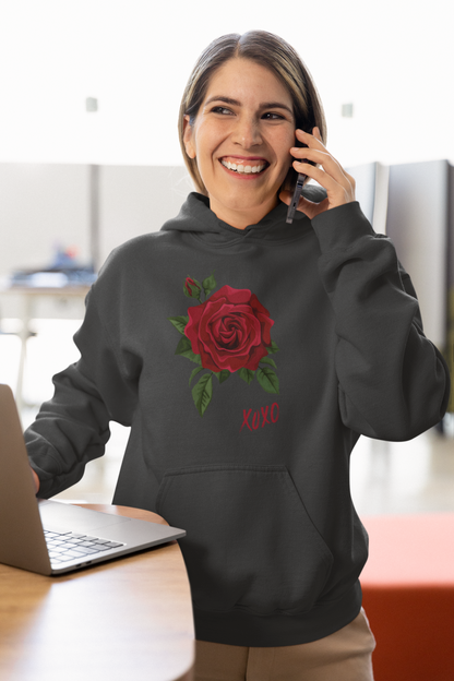 Rose XOXO Women's Heavy Blend™ Hooded Sweatshirt