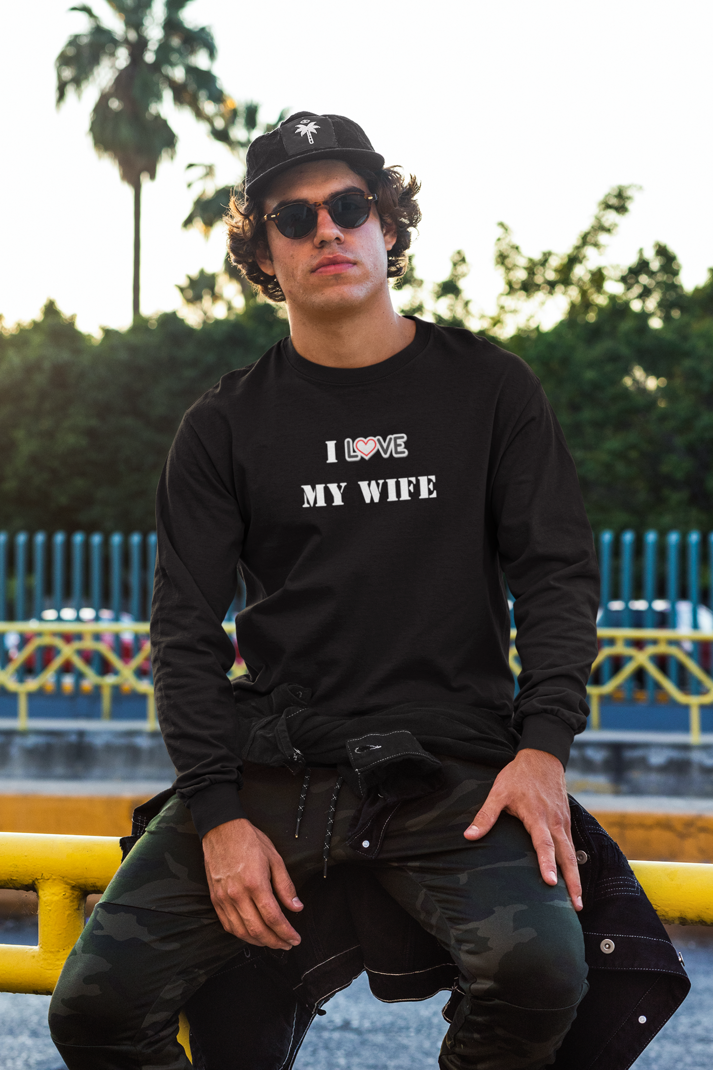 I Love My Wife Heavy Blend™ Crewneck Sweatshirt