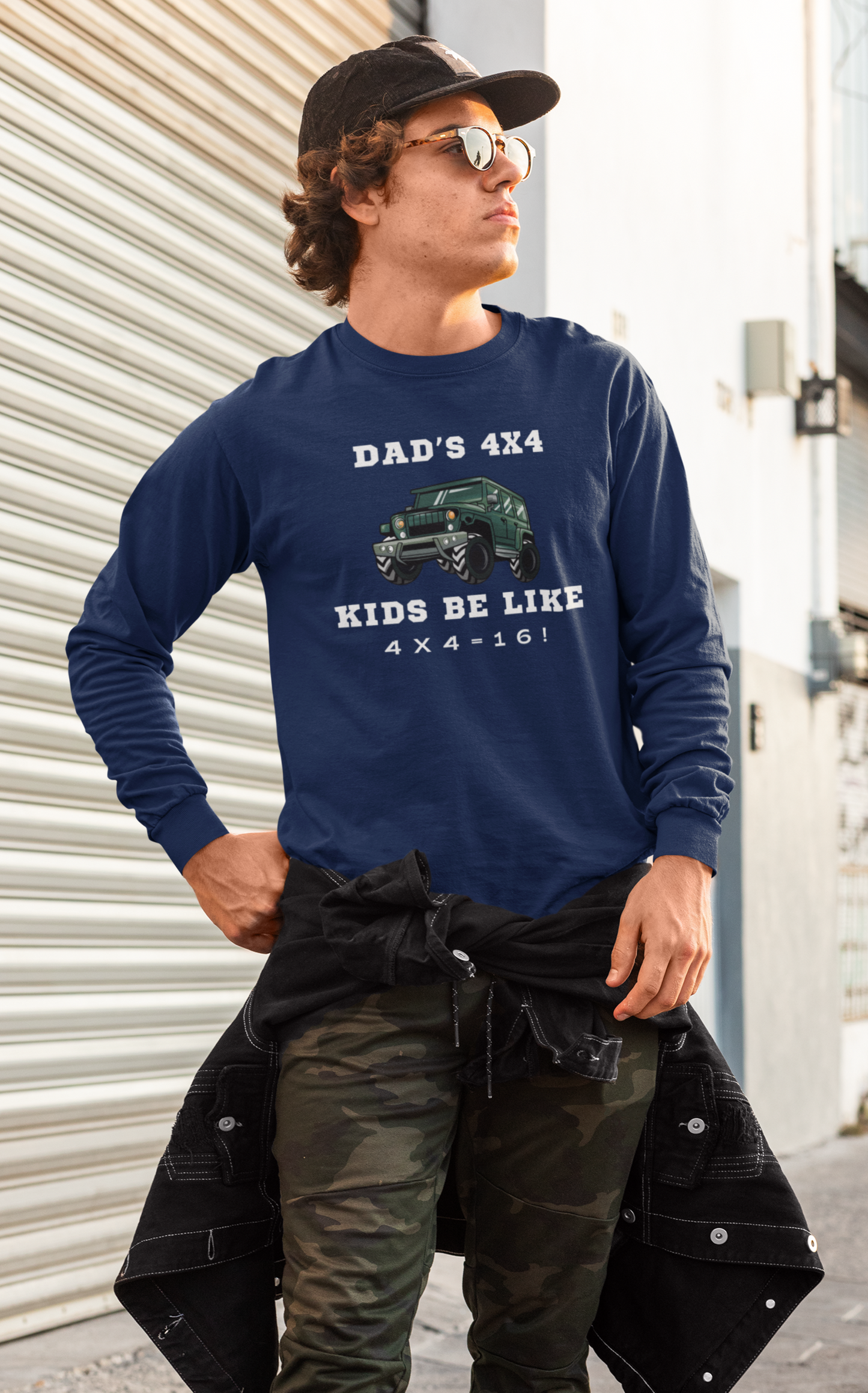 4x4 Dad's Truck Heavy Blend™ Crewneck Sweatshirt