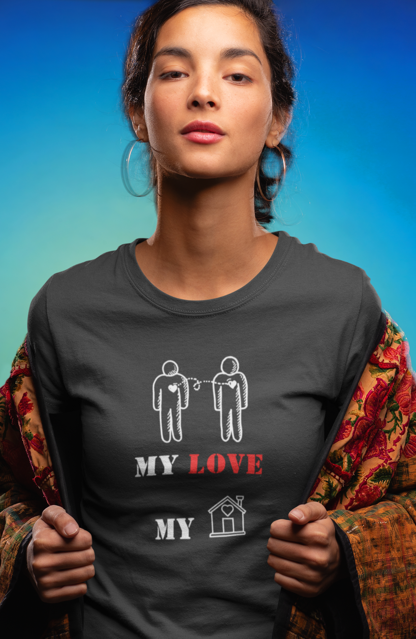 My Love My Home Heavy Cotton Tee