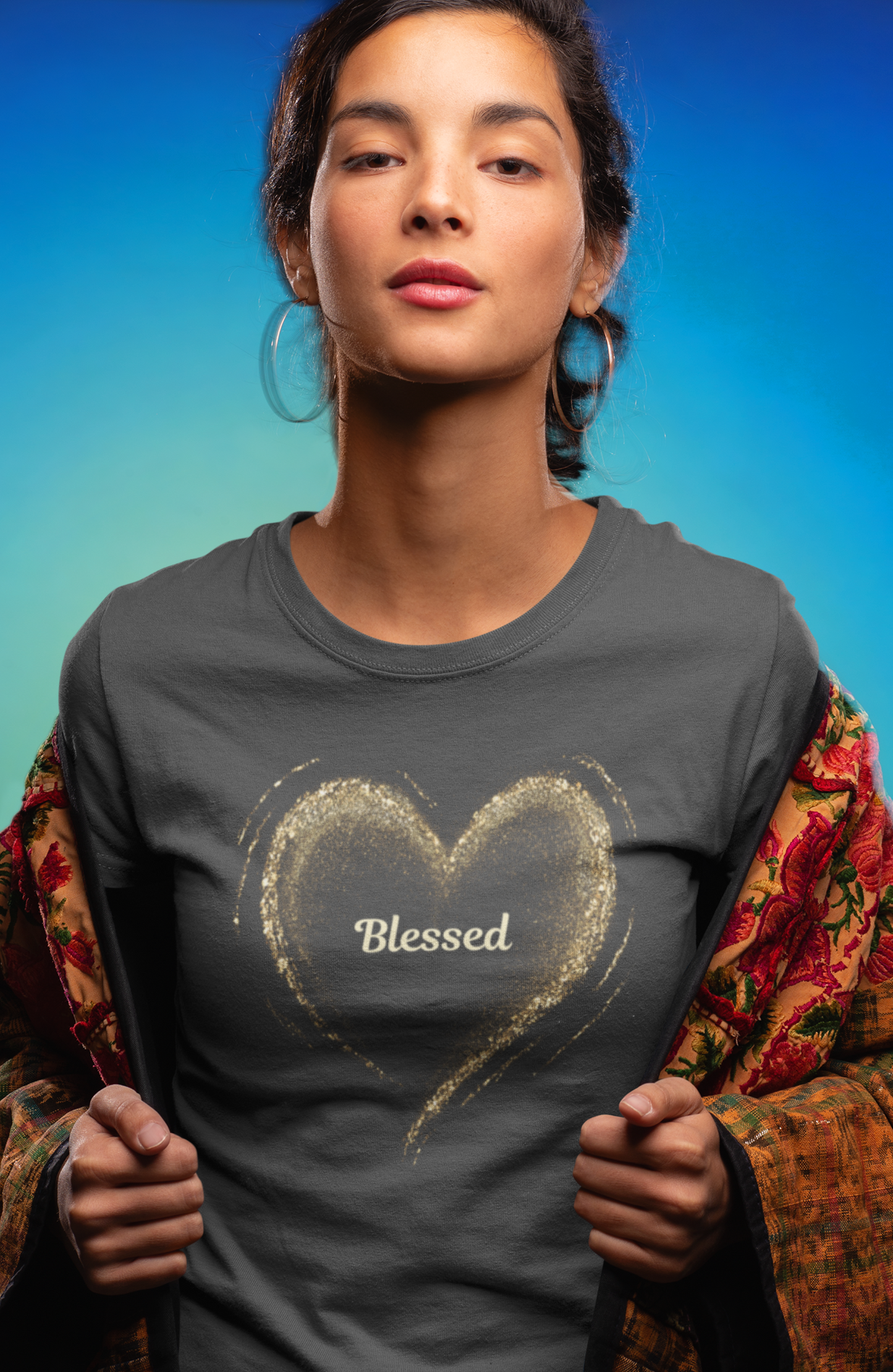 Blessed (1) Women's Heavy Cotton Tee