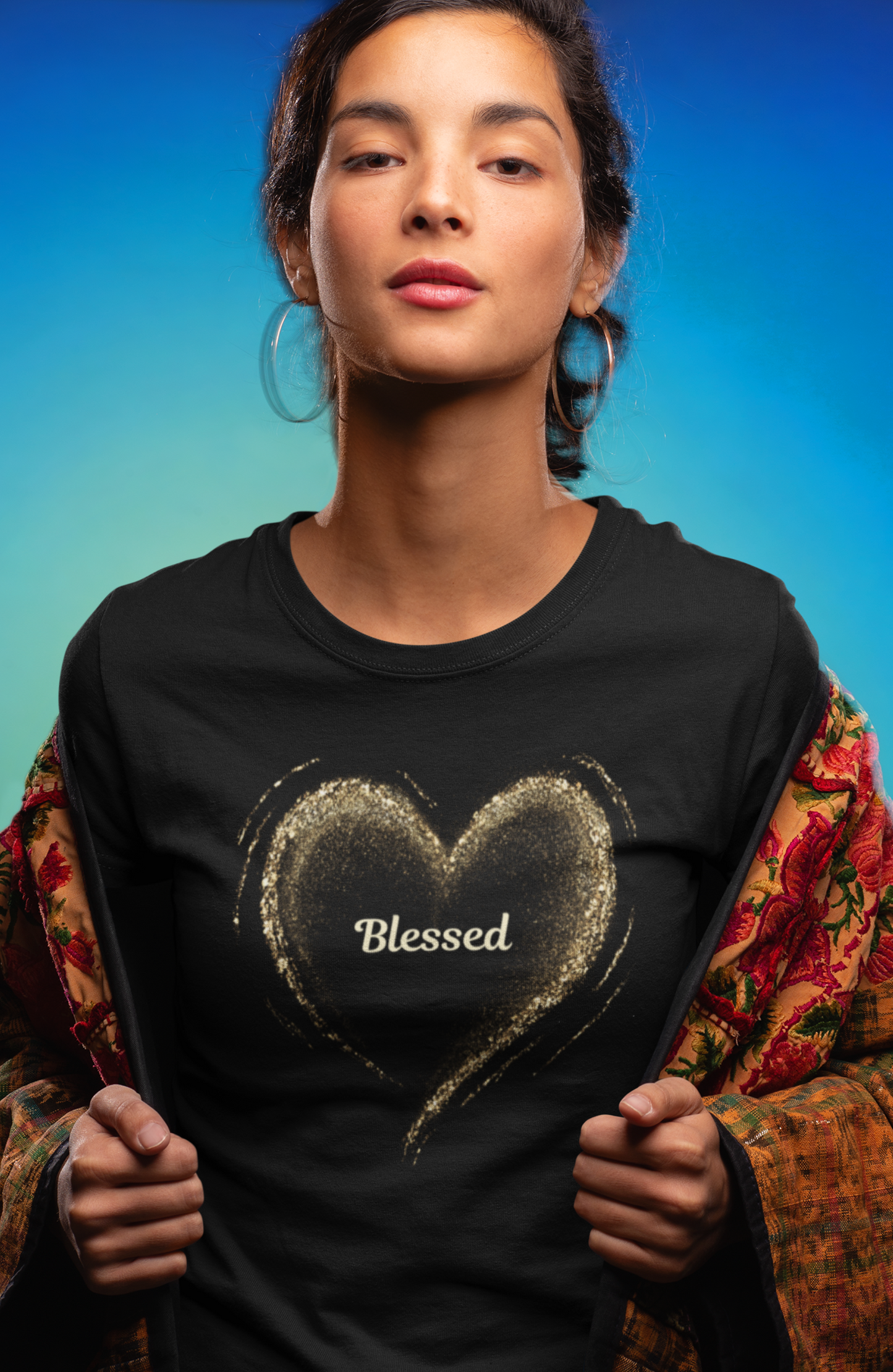 Blessed (1) Women's Heavy Cotton Tee