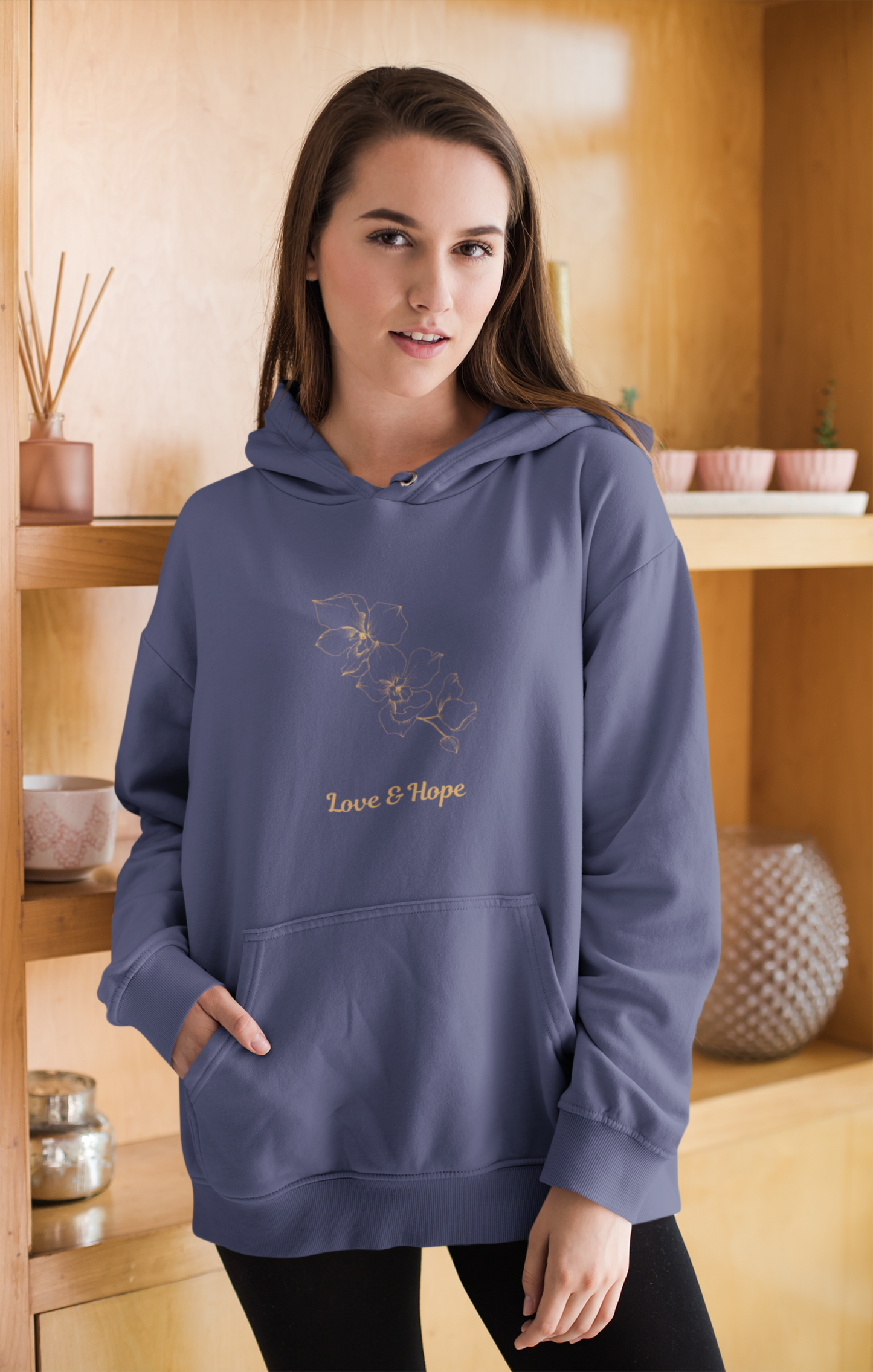 Love & Hope (2) Women's Heavy Blend™ Hooded Sweatshirt