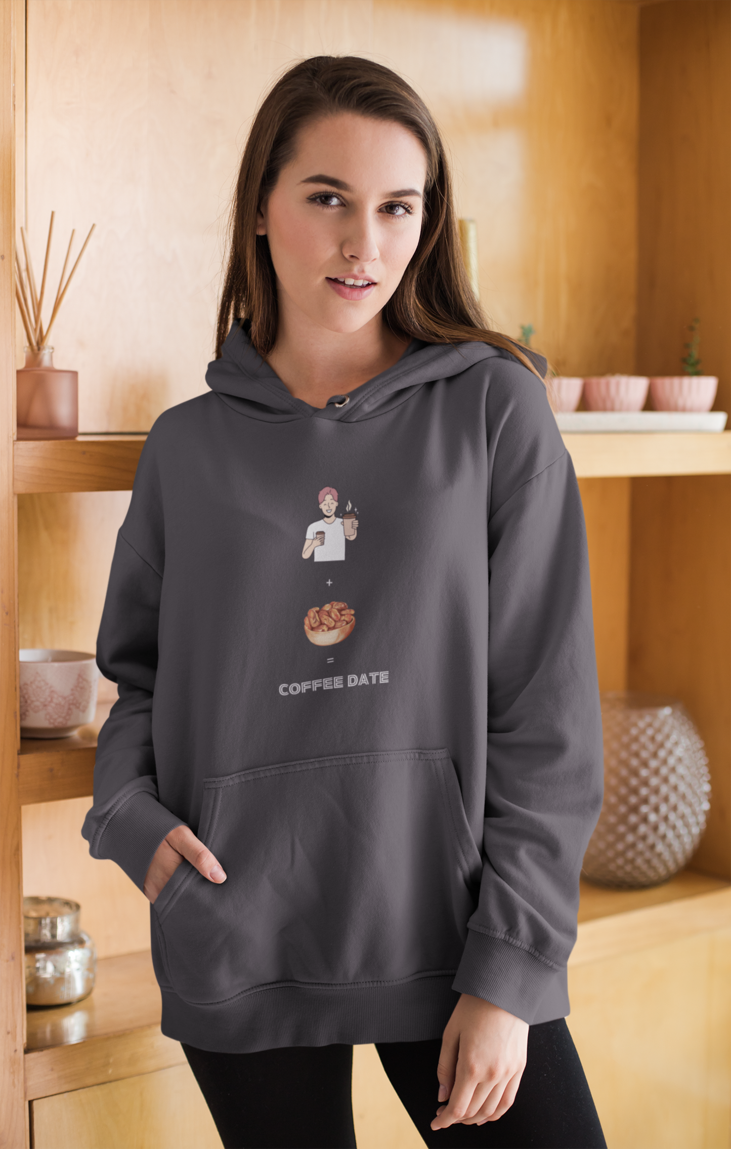 Coffee Date Unisex Heavy Blend™ Hooded Sweatshirt