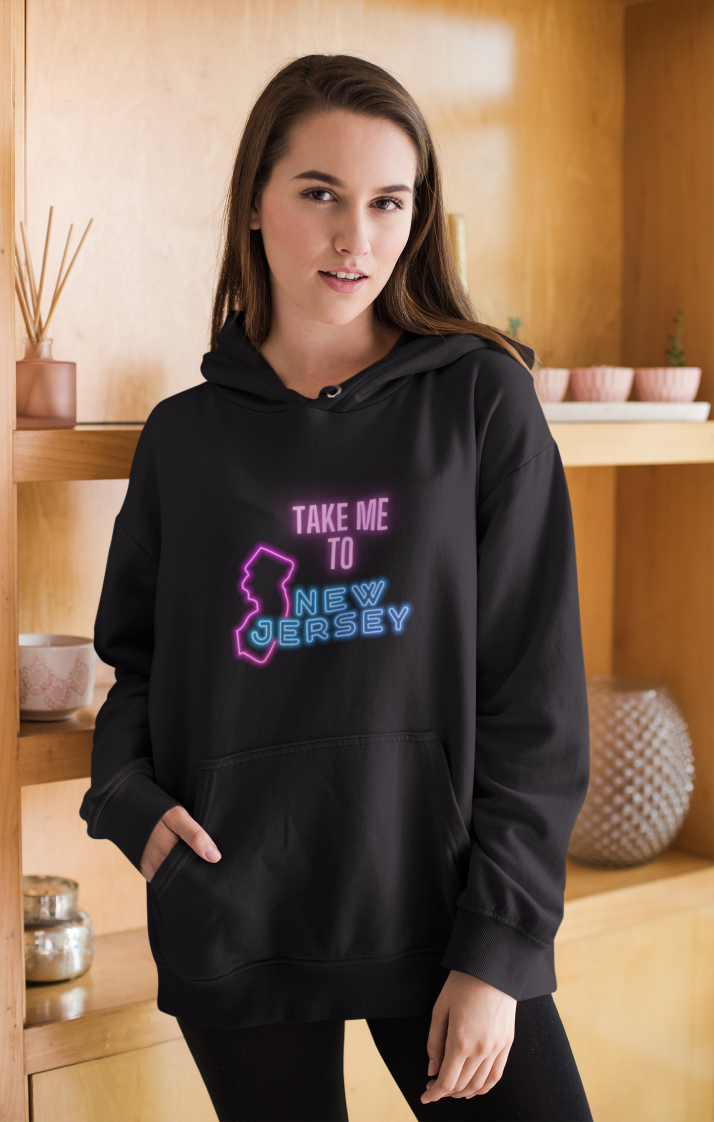 Take Me To New Jersey Women's Heavy Blend™ Hooded Sweatshirt