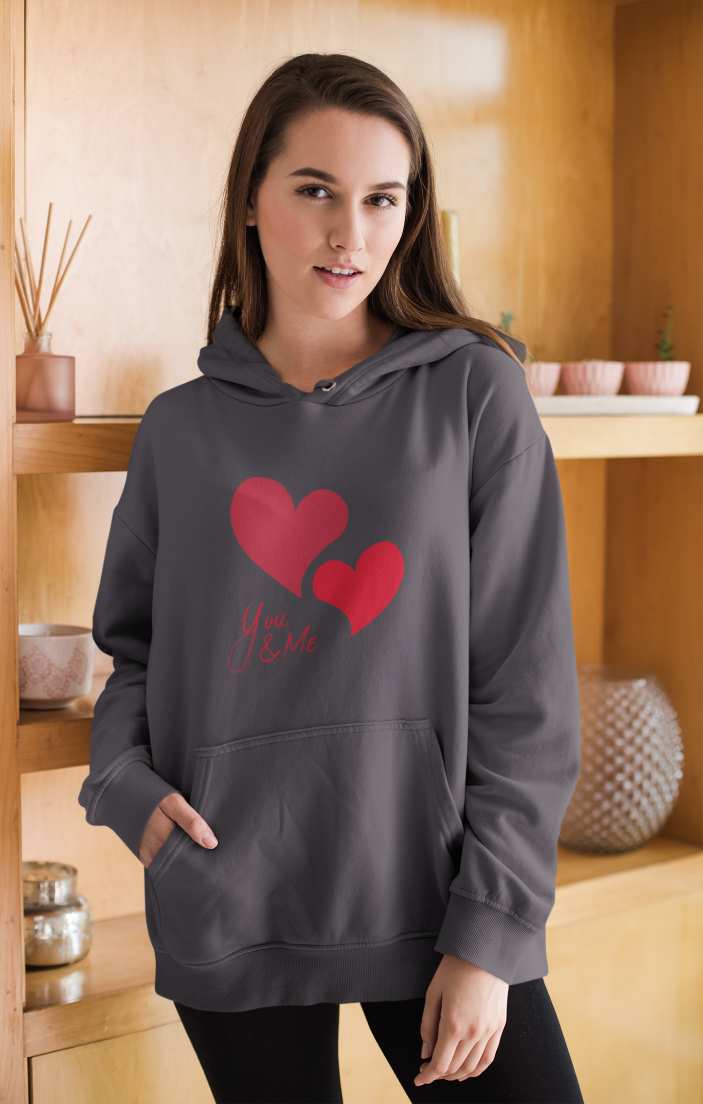 You & Me Women's Heavy Blend™ Hooded Sweatshirt