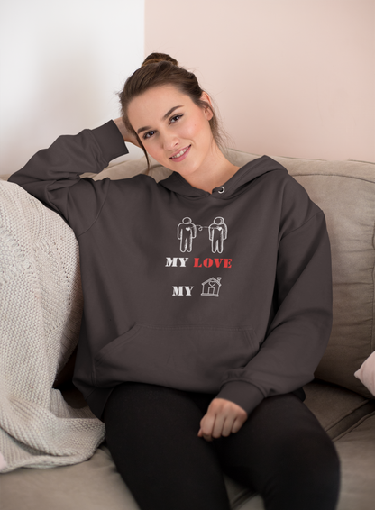 My Love My Home Women's Heavy Blend™ Hooded Sweatshirt