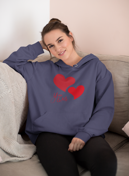 You & Me Women's Heavy Blend™ Hooded Sweatshirt