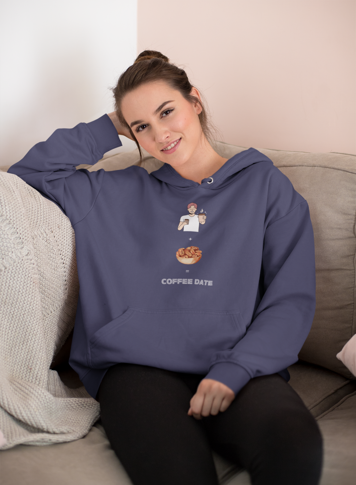 Coffee Date Unisex Heavy Blend™ Hooded Sweatshirt