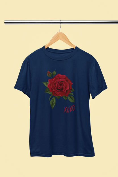 Rose XOXO Women's Heavy Cotton Tee