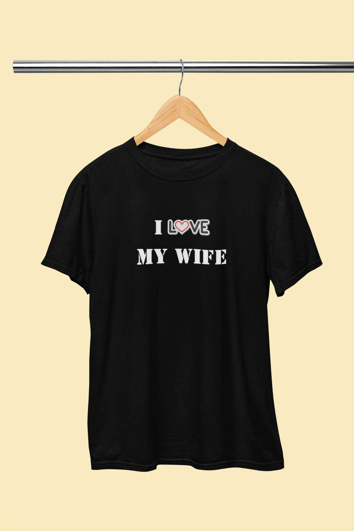 I Love My Wife Heavy Cotton Tee