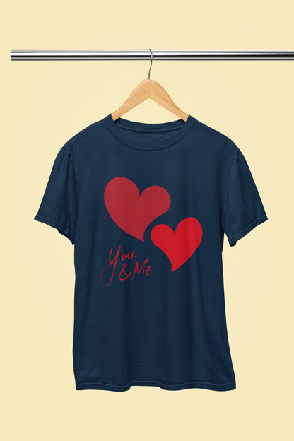 You & Me Unisex Women's Cotton Tee