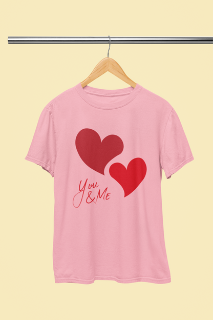 You & Me Unisex Women's Cotton Tee