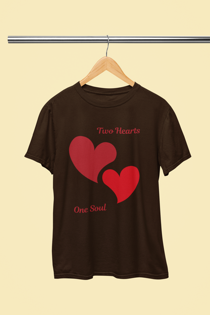 Two Hearts One Soul Women's Heavy Cotton Tee