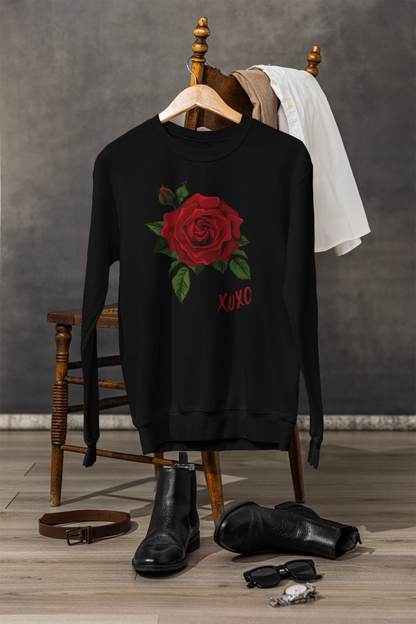 Rose XOXO Women's Heavy Blend™ Crewneck Sweatshirt