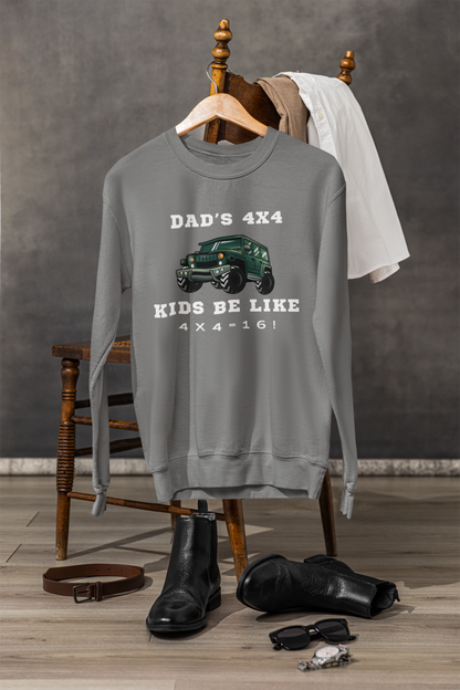 4x4 Dad's Truck Heavy Blend™ Crewneck Sweatshirt