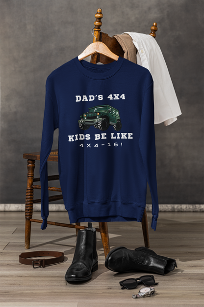 4x4 Dad's Truck Heavy Blend™ Crewneck Sweatshirt