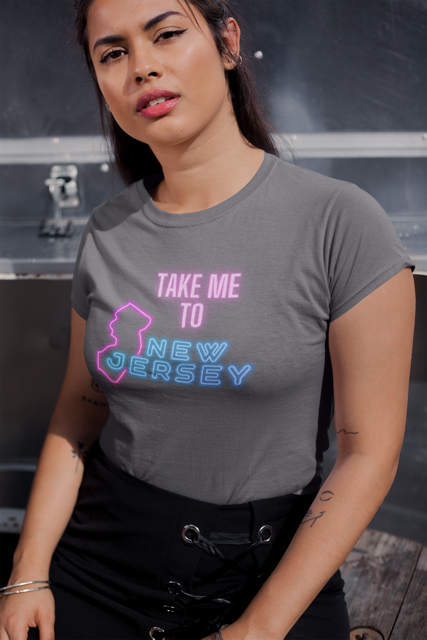 Take Me To New Jersey Women's Heavy Cotton Tee