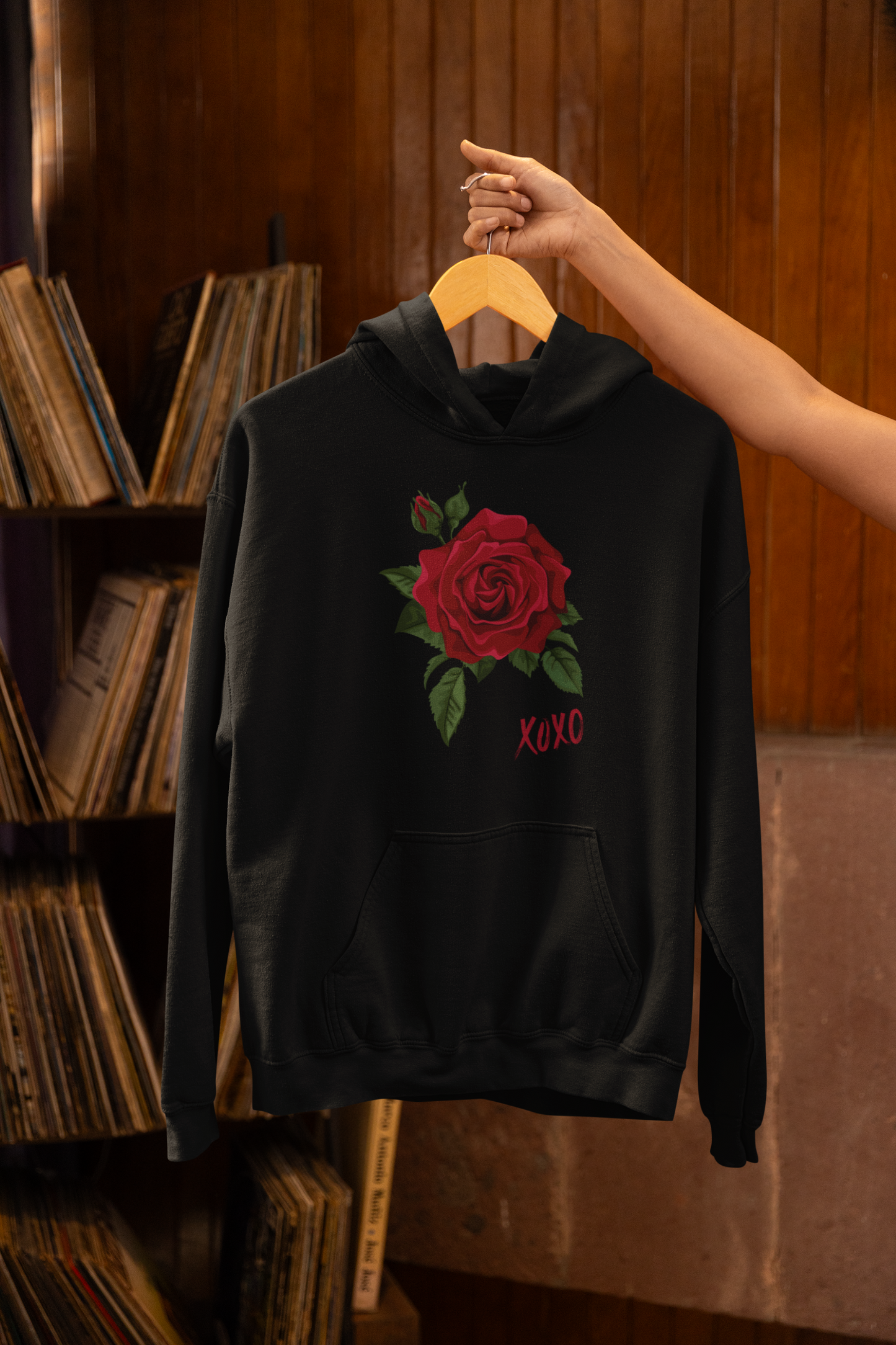 Rose XOXO Women's Heavy Blend™ Hooded Sweatshirt