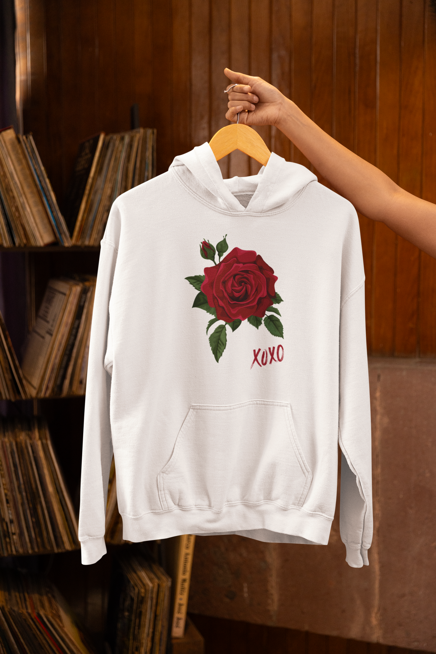 Rose XOXO Women's Heavy Blend™ Hooded Sweatshirt