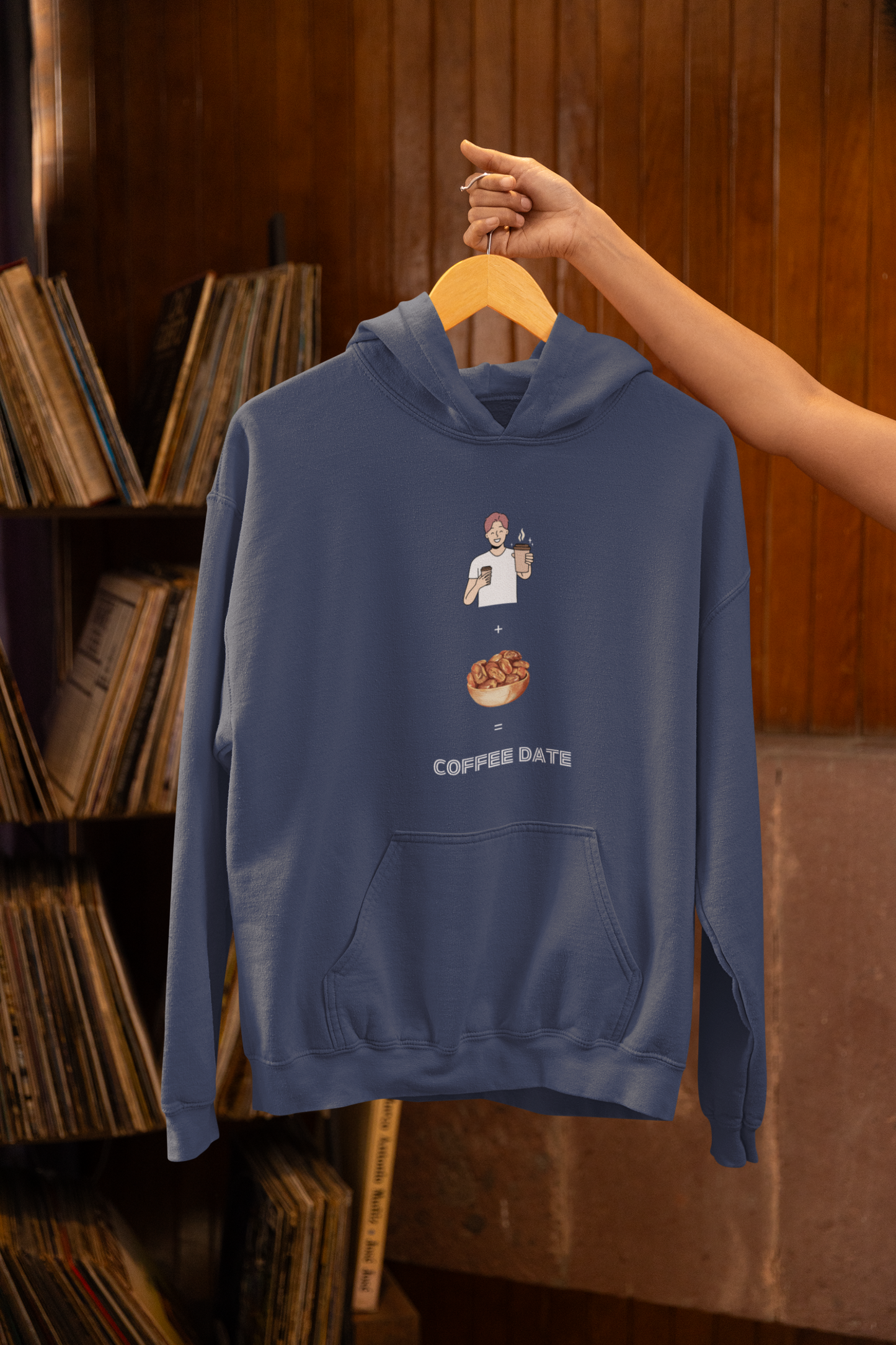 Coffee Date Unisex Heavy Blend™ Hooded Sweatshirt