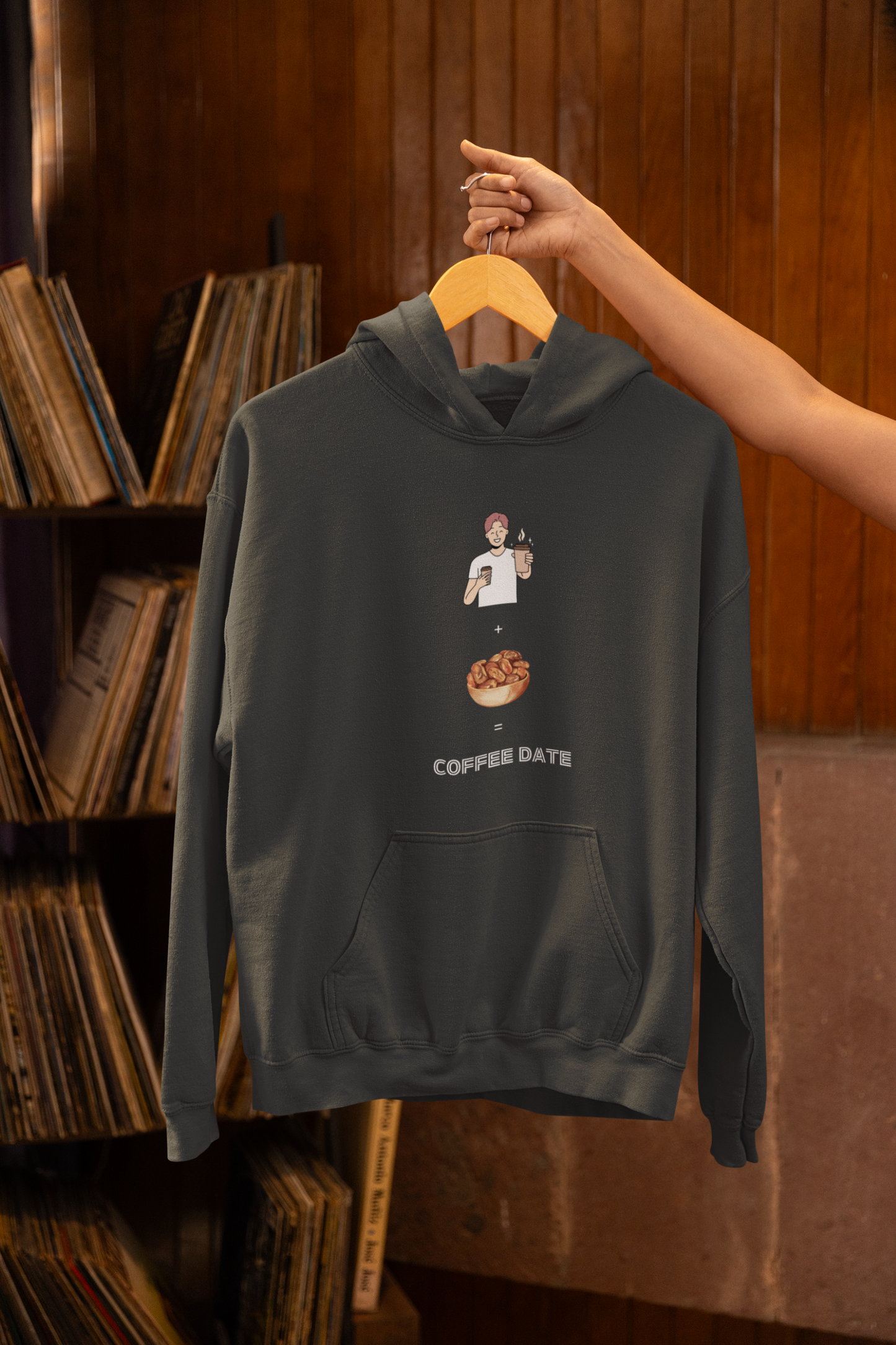 Coffee Date Unisex Heavy Blend™ Hooded Sweatshirt