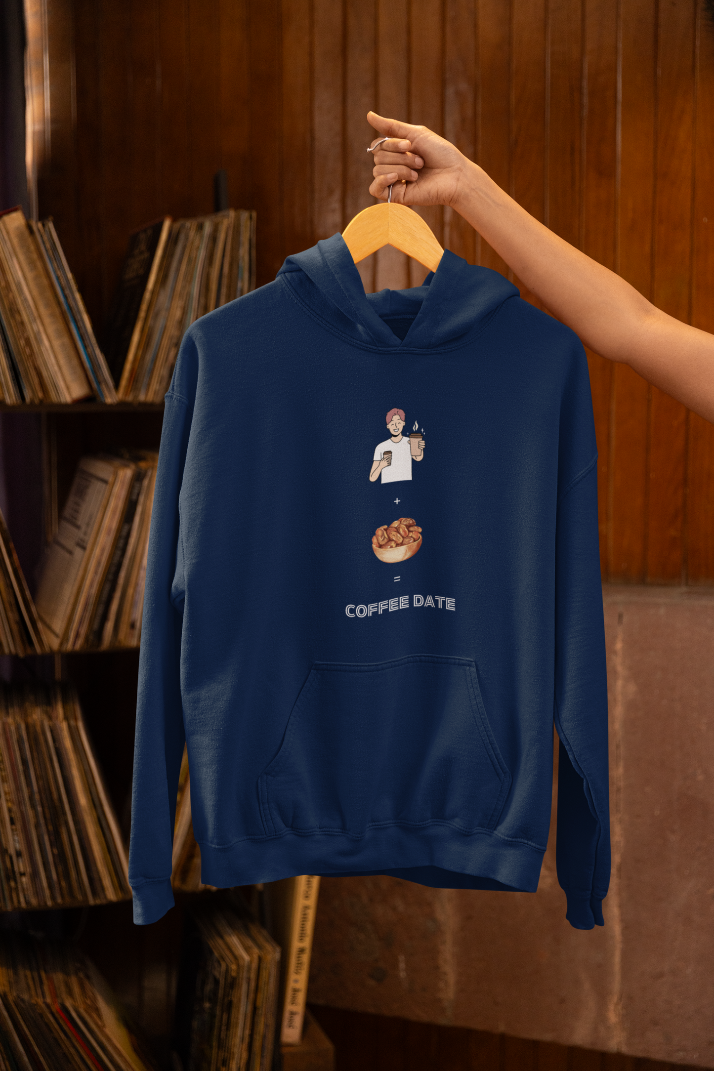 Coffee Date Unisex Heavy Blend™ Hooded Sweatshirt