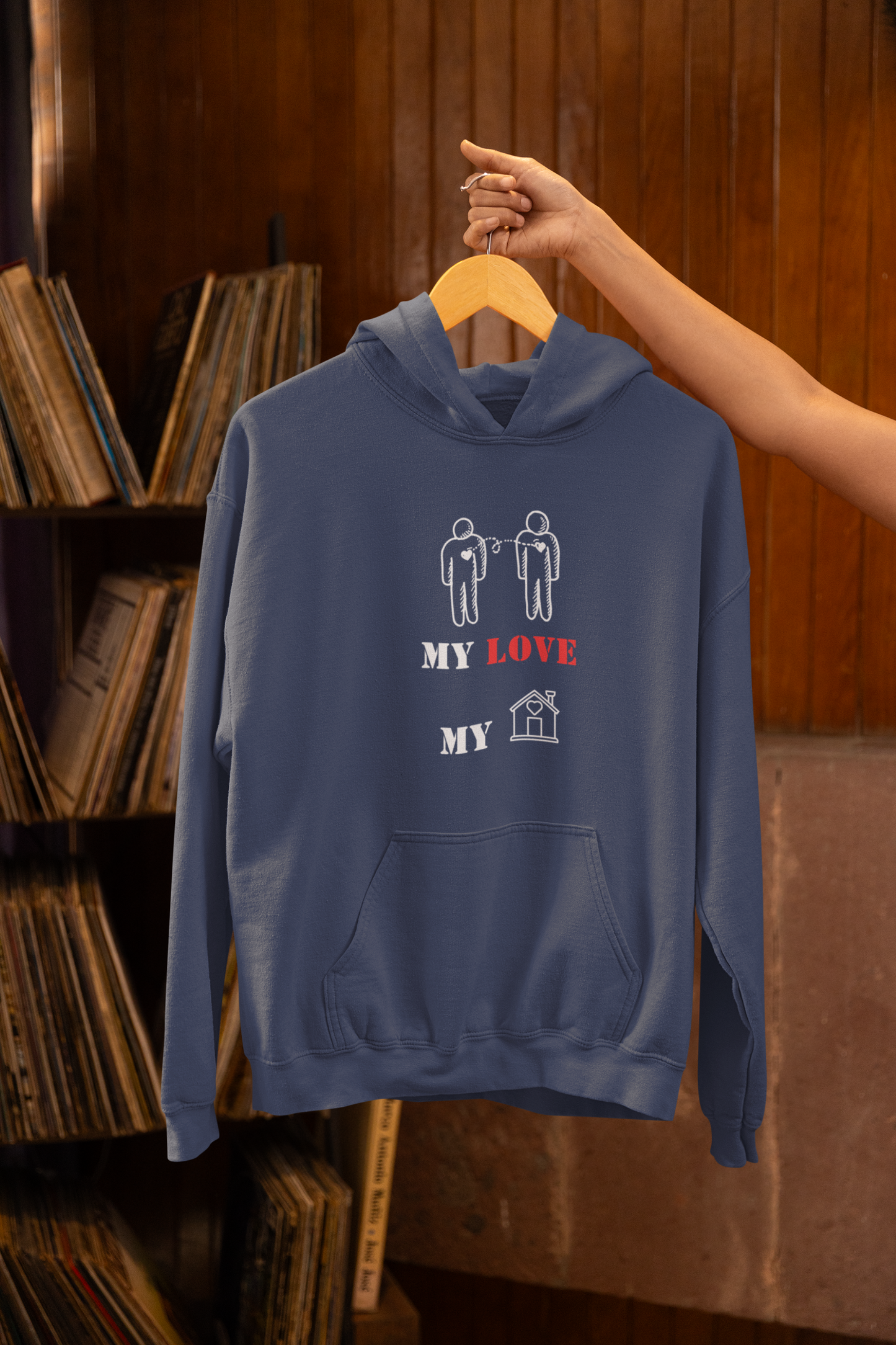 My Love My Home Women's Heavy Blend™ Hooded Sweatshirt