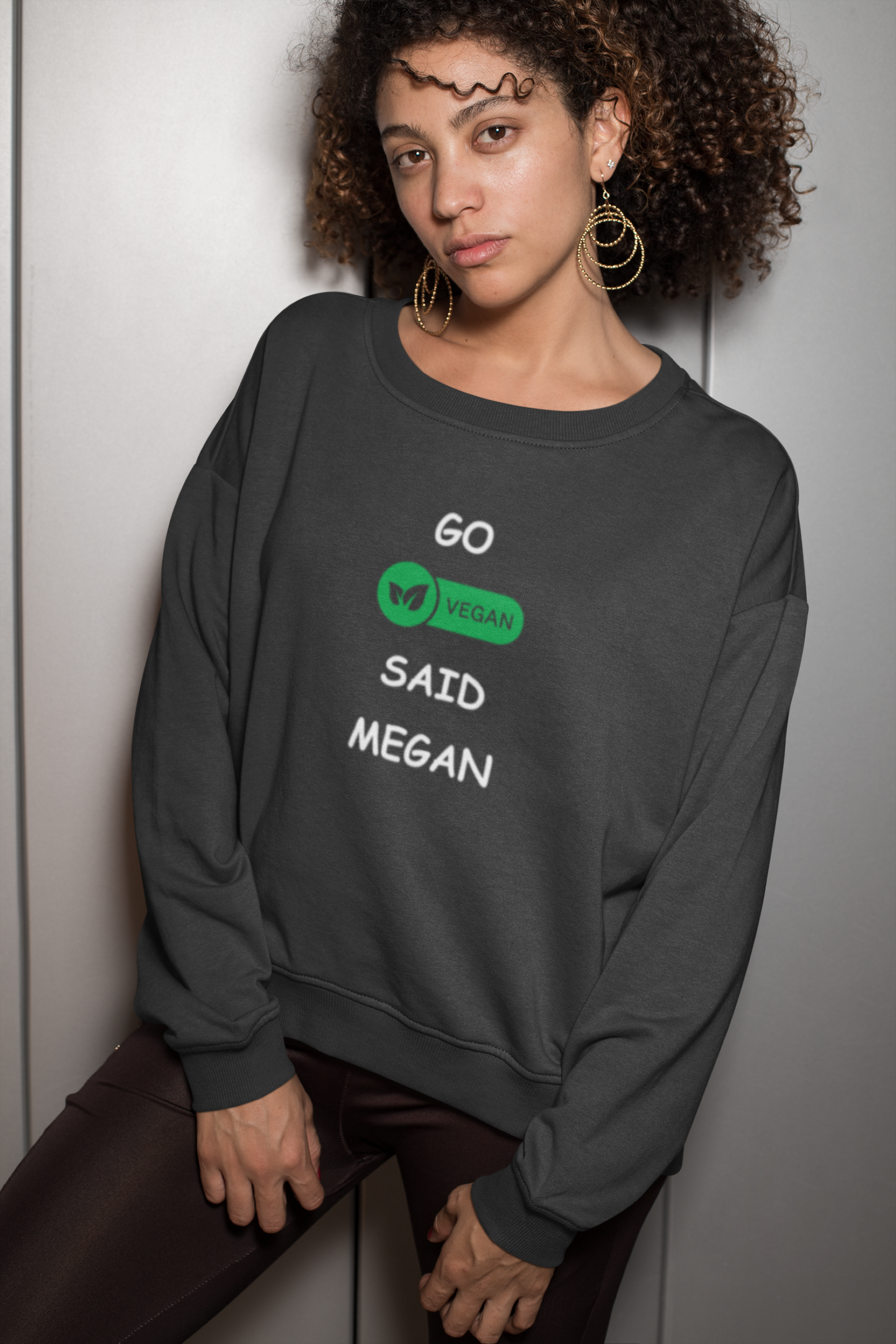 Go Vegan Unisex Heavy Blend™ Crewneck Sweatshirt