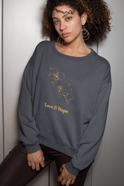 Love & Hope (2) Women's Heavy Blend™ Crewneck Sweatshirt