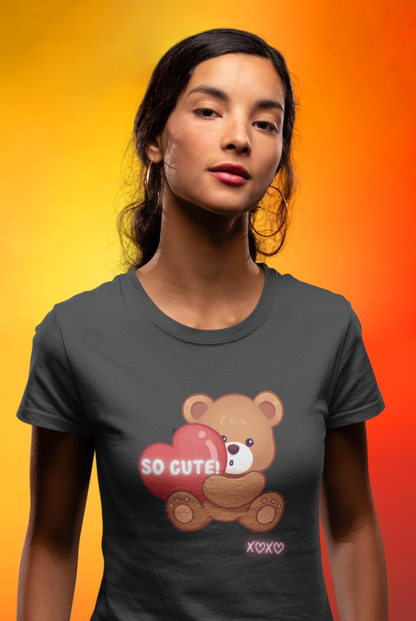 So Cute Women's Heavy Cotton Tee