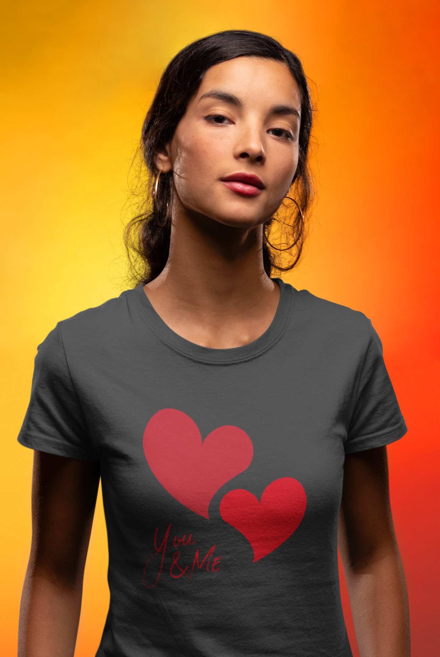 You & Me Unisex Women's Cotton Tee