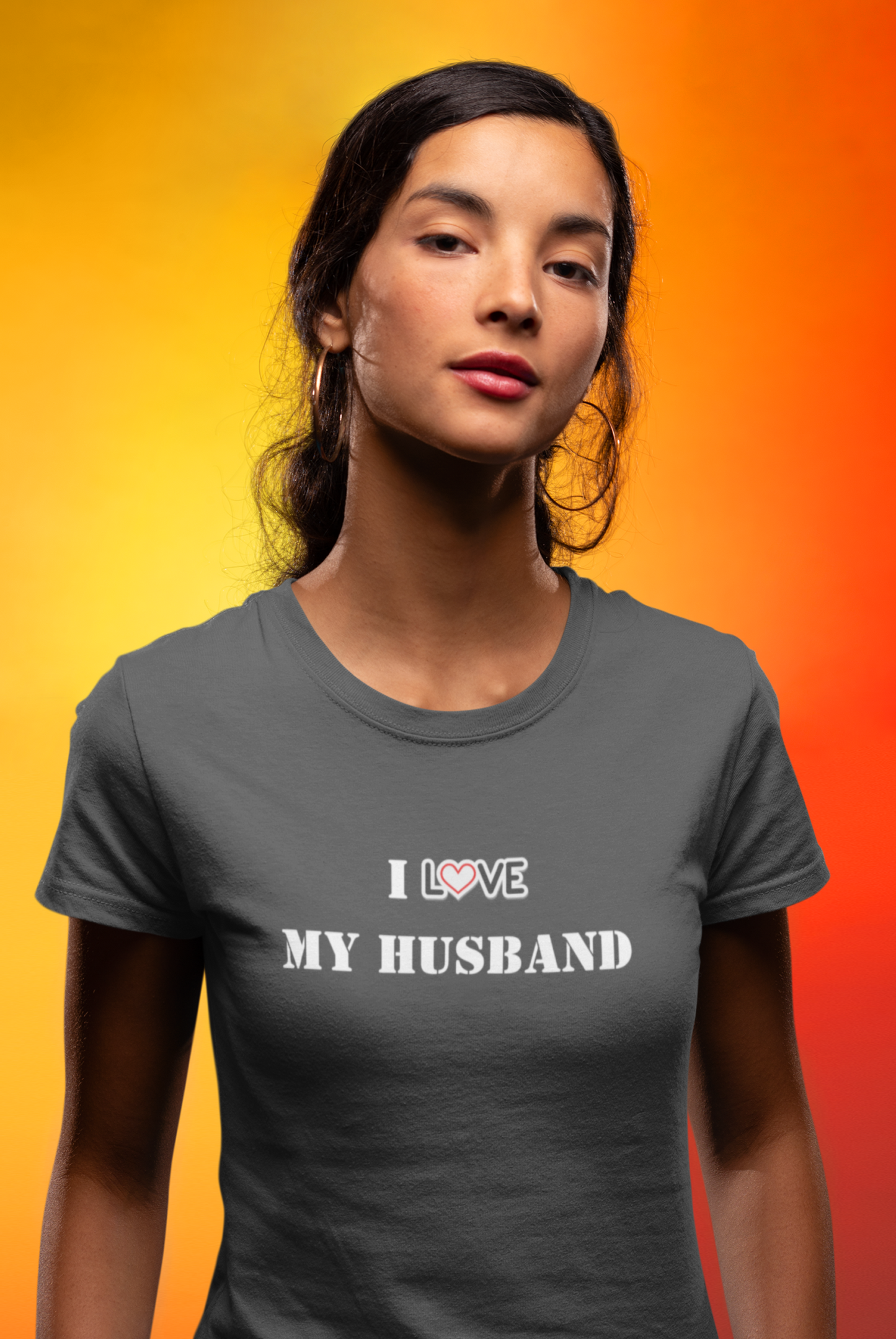 I Love My Husband Heavy Cotton Tee