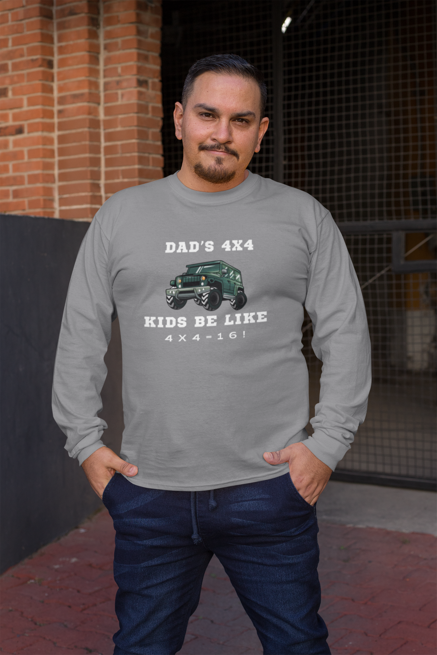 4x4 Dad's Truck Heavy Blend™ Crewneck Sweatshirt