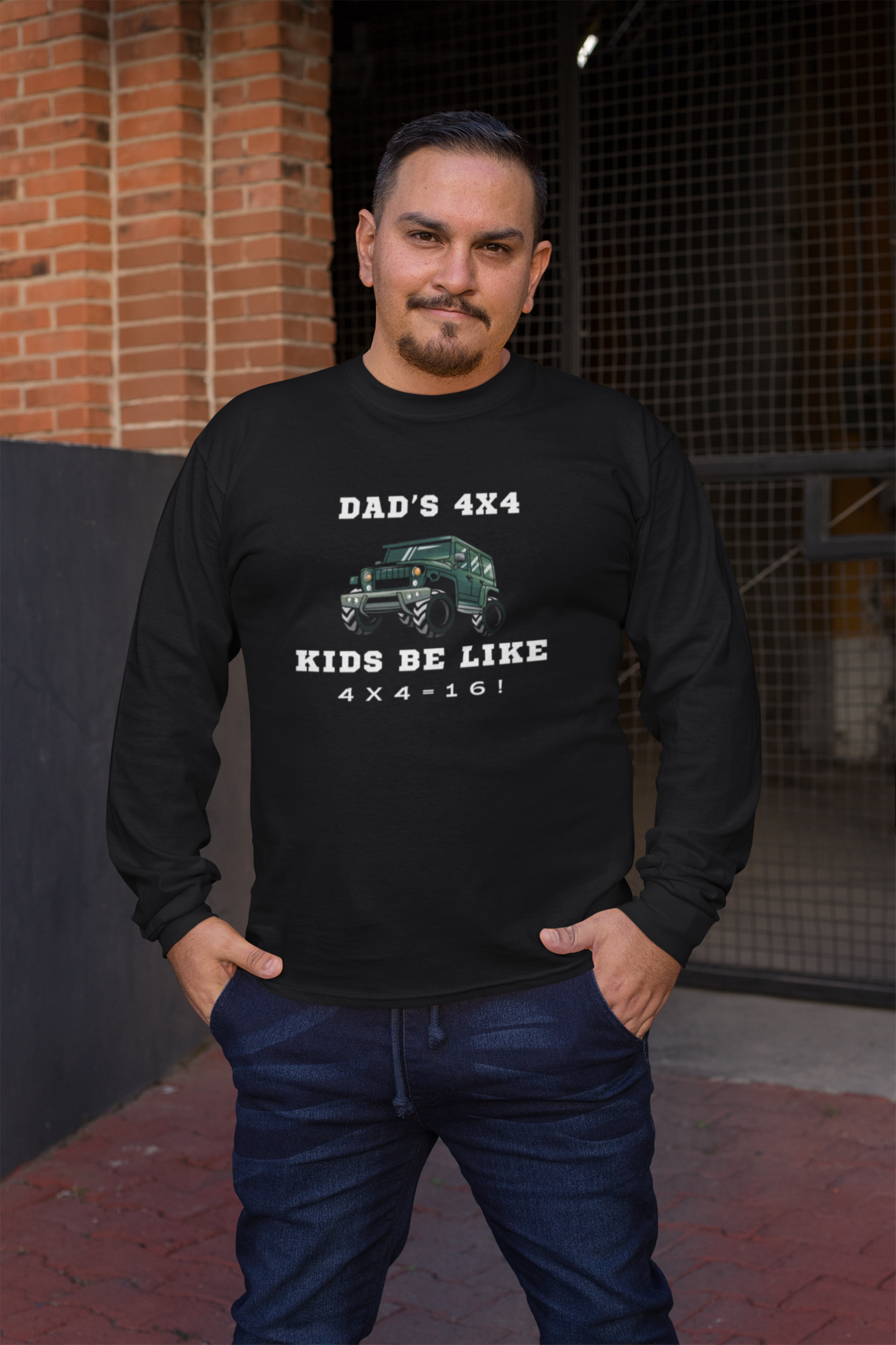 4x4 Dad's Truck Heavy Blend™ Crewneck Sweatshirt