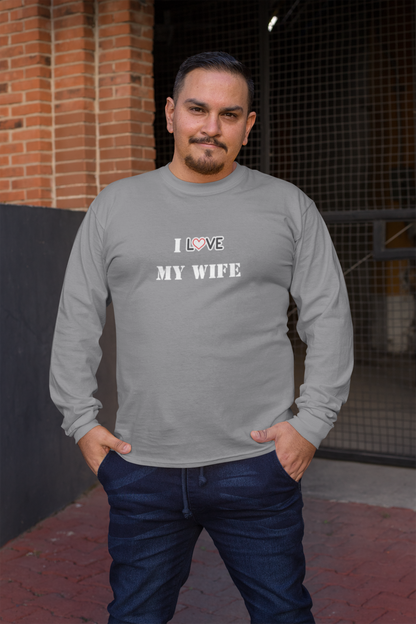 I Love My Wife Heavy Blend™ Crewneck Sweatshirt