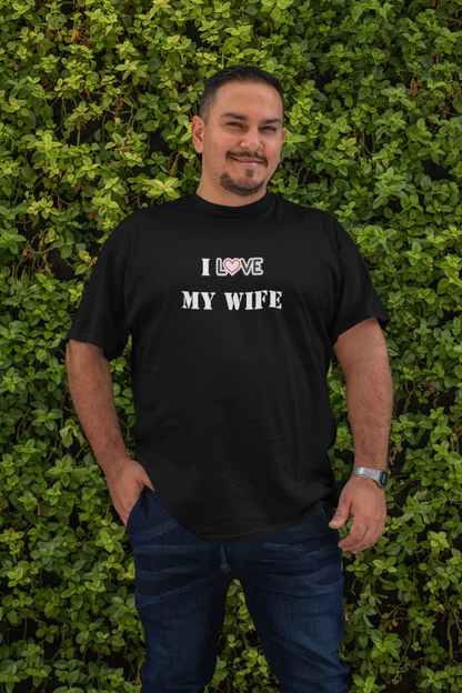 I Love My Wife Heavy Cotton Tee