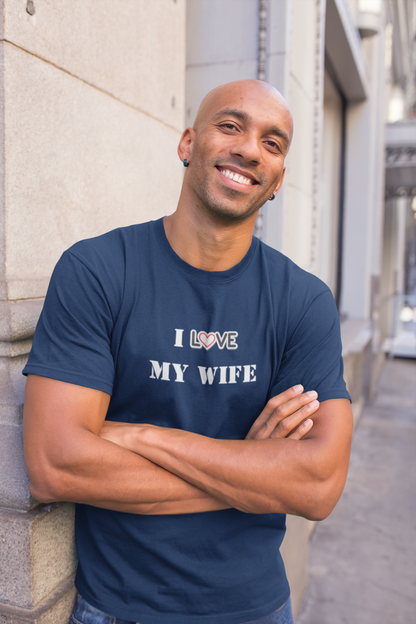 I Love My Wife Heavy Cotton Tee