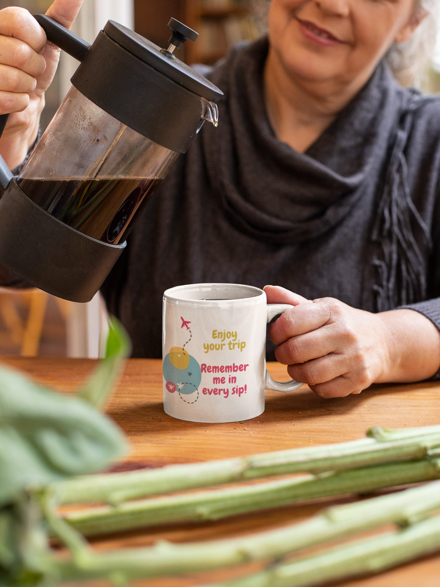 Enjoy Your Trip White Mug, (11oz)