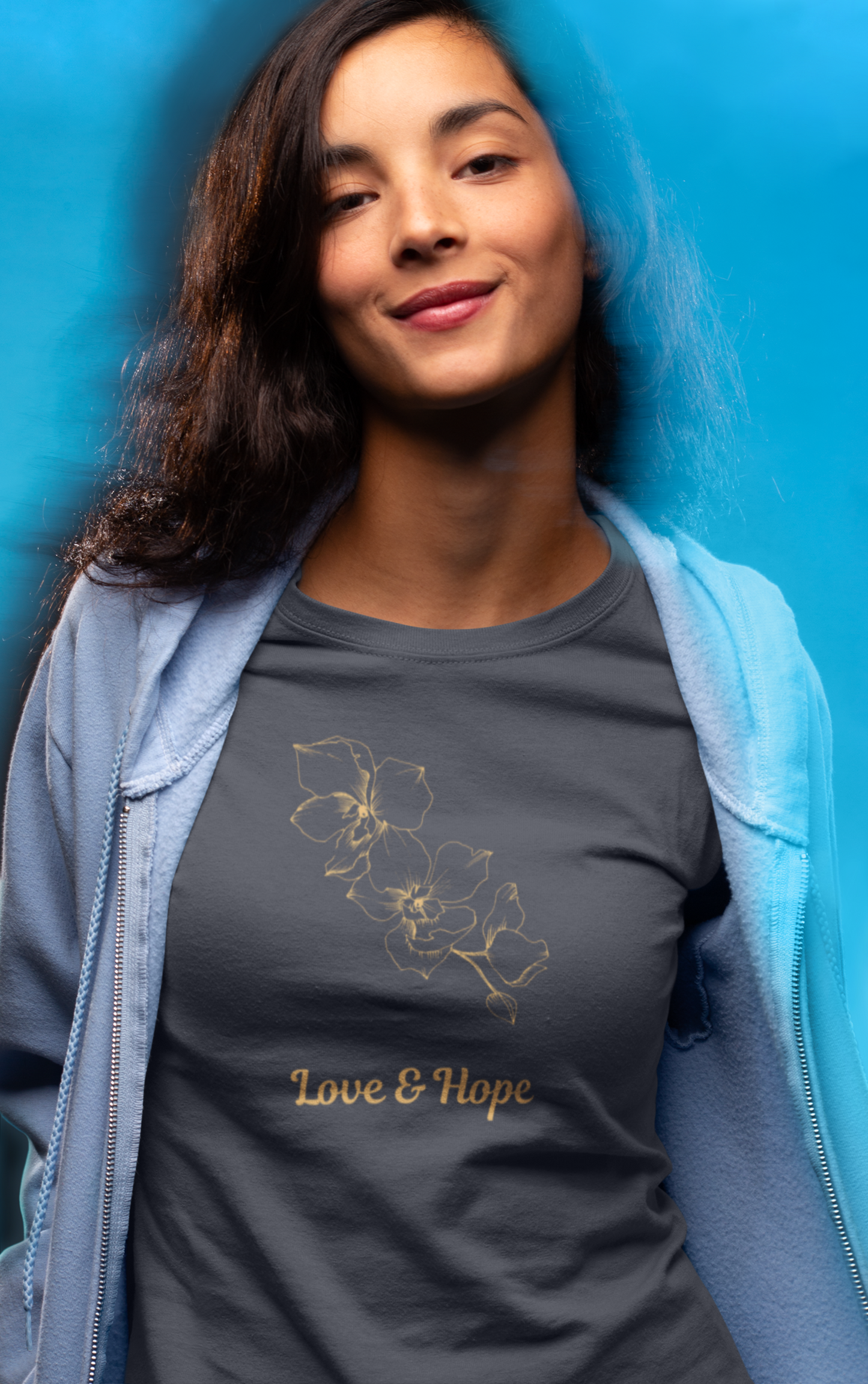 Love & Hope (2) Women's Heavy Cotton Tee