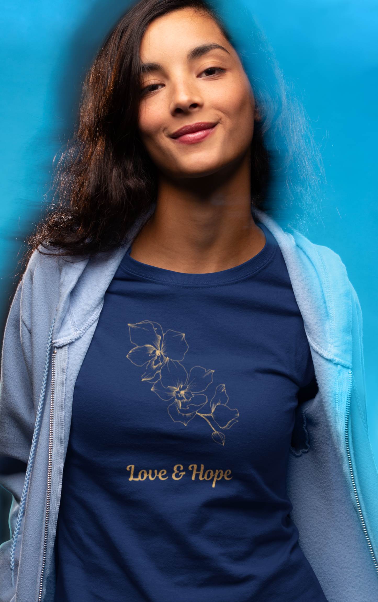 Love & Hope (2) Women's Heavy Cotton Tee