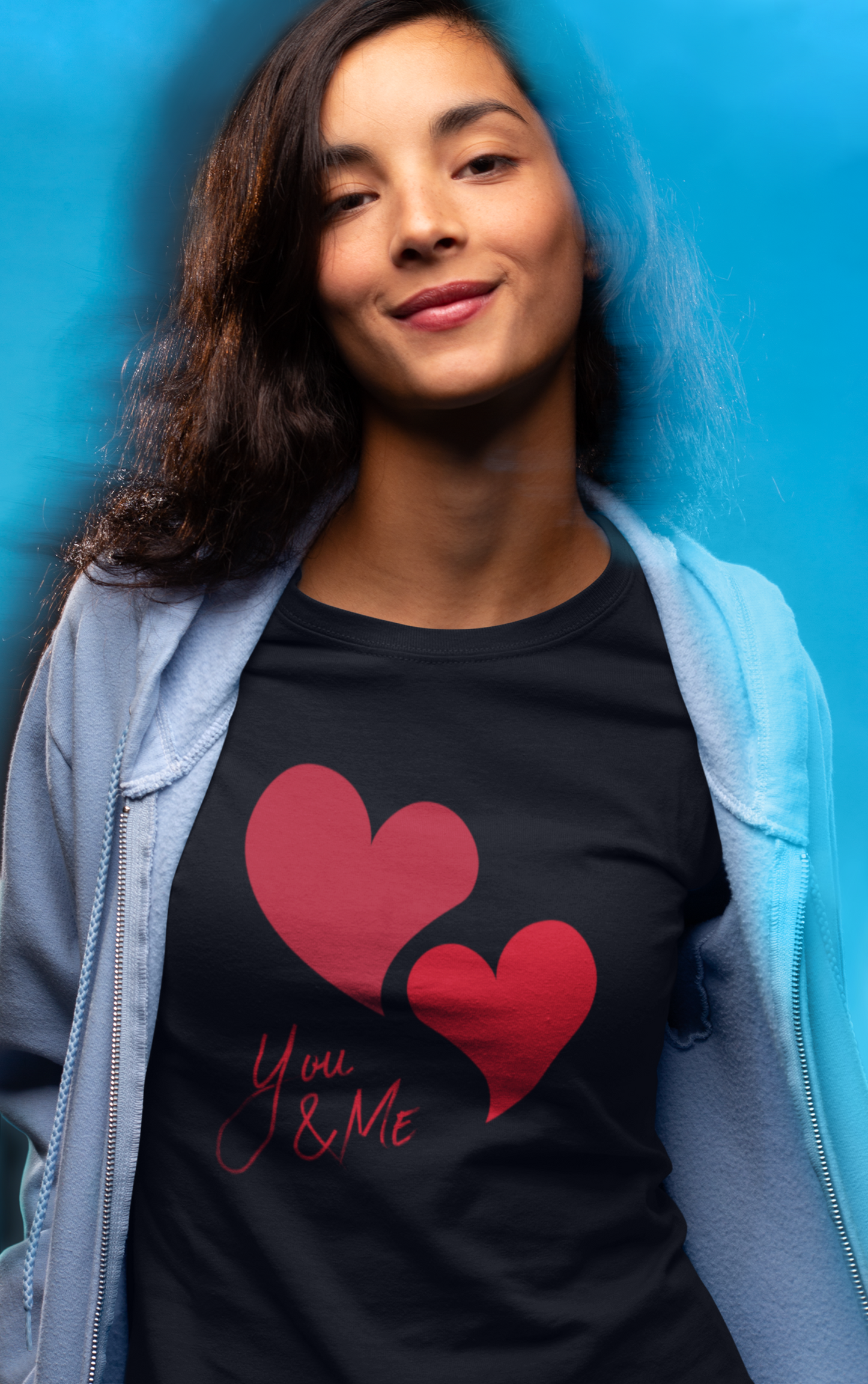 You & Me Unisex Women's Cotton Tee