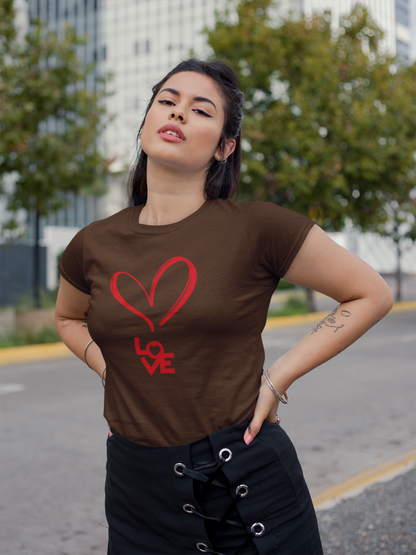 Love Women's Heavy Cotton Tee