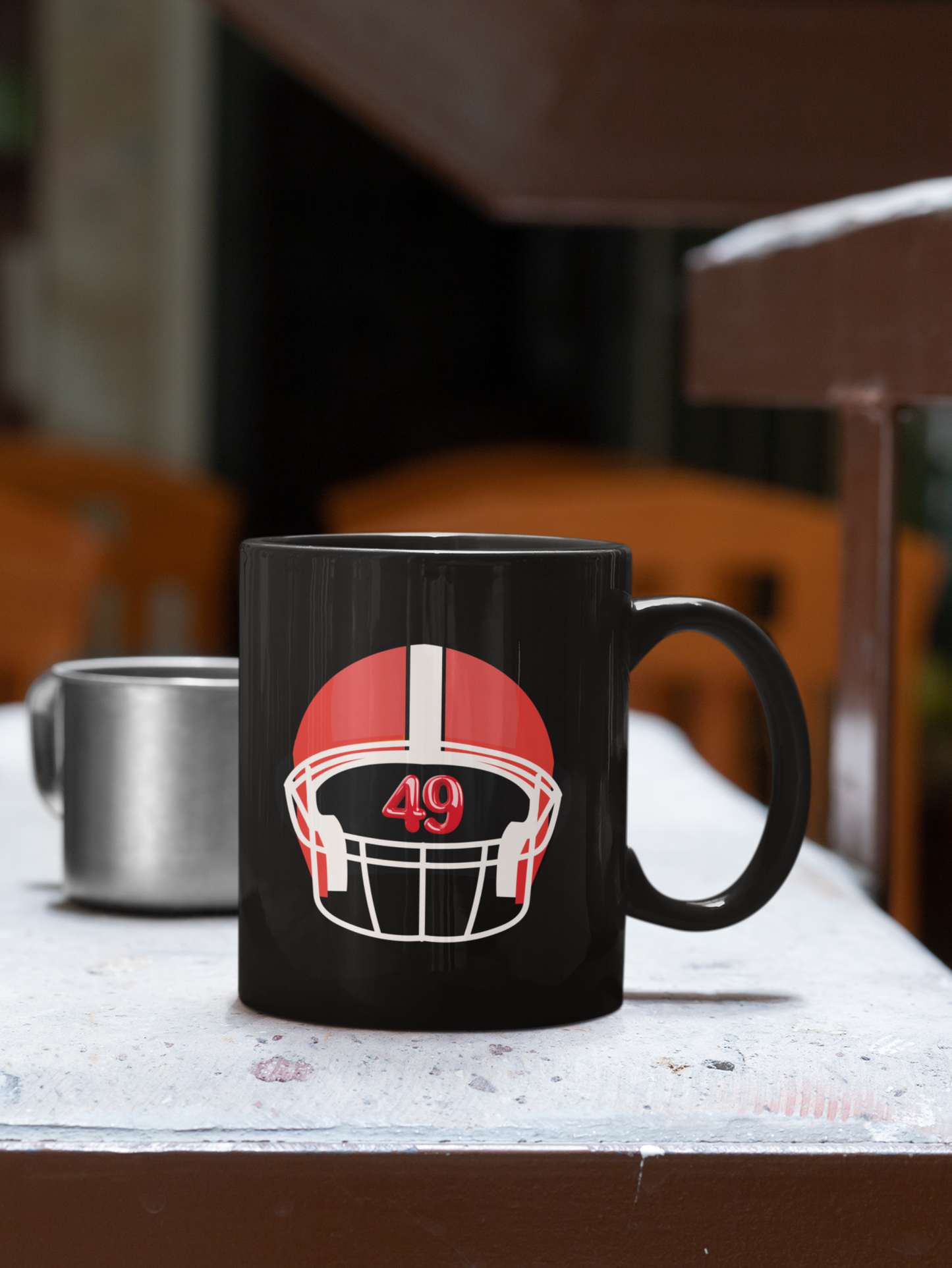 49ers Black Mug, (11oz)