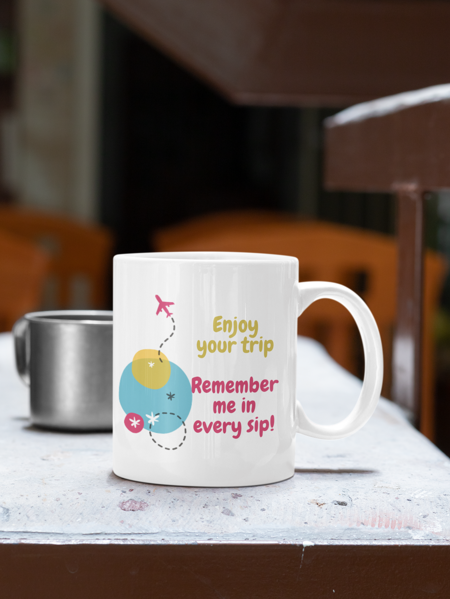 Enjoy Your Trip White Mug, (11oz)