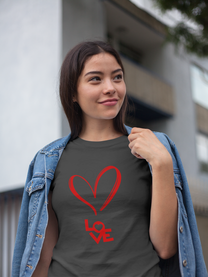 Love Women's Heavy Cotton Tee